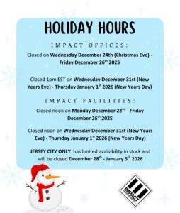 Impact Holiday Hours